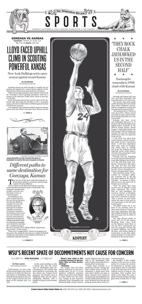 Spokesman-Review Commemorative Sports Page - Frameable Archival Print