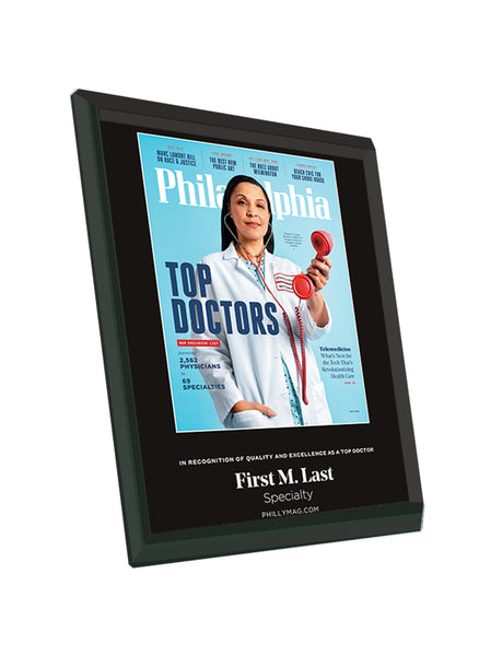Philadelphia magazine Top Doctors Cover Award - Glass