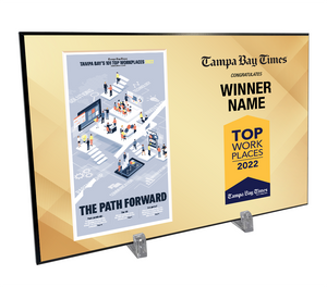 Tampa Bay Times Top Workplaces Award - Modern Hardi-plaque