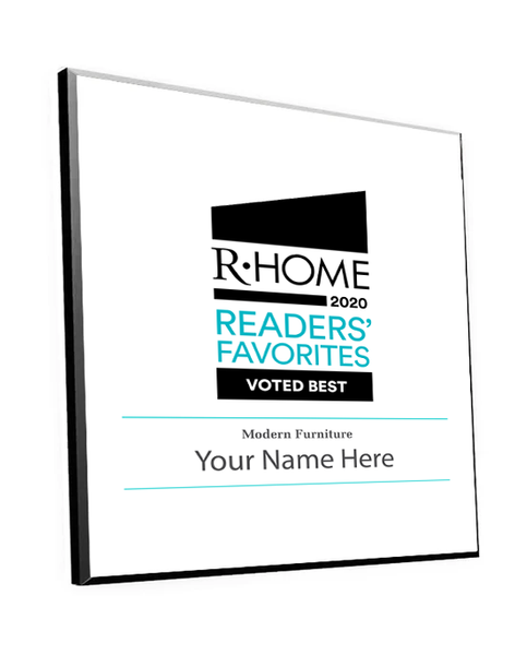 R-Home "Readers' Favorites" Logo Award Plaque by NewsKeepsake