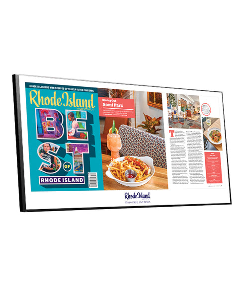 Rhode Island Monthly Article & Cover Spread Plaques by NewsKeepsake