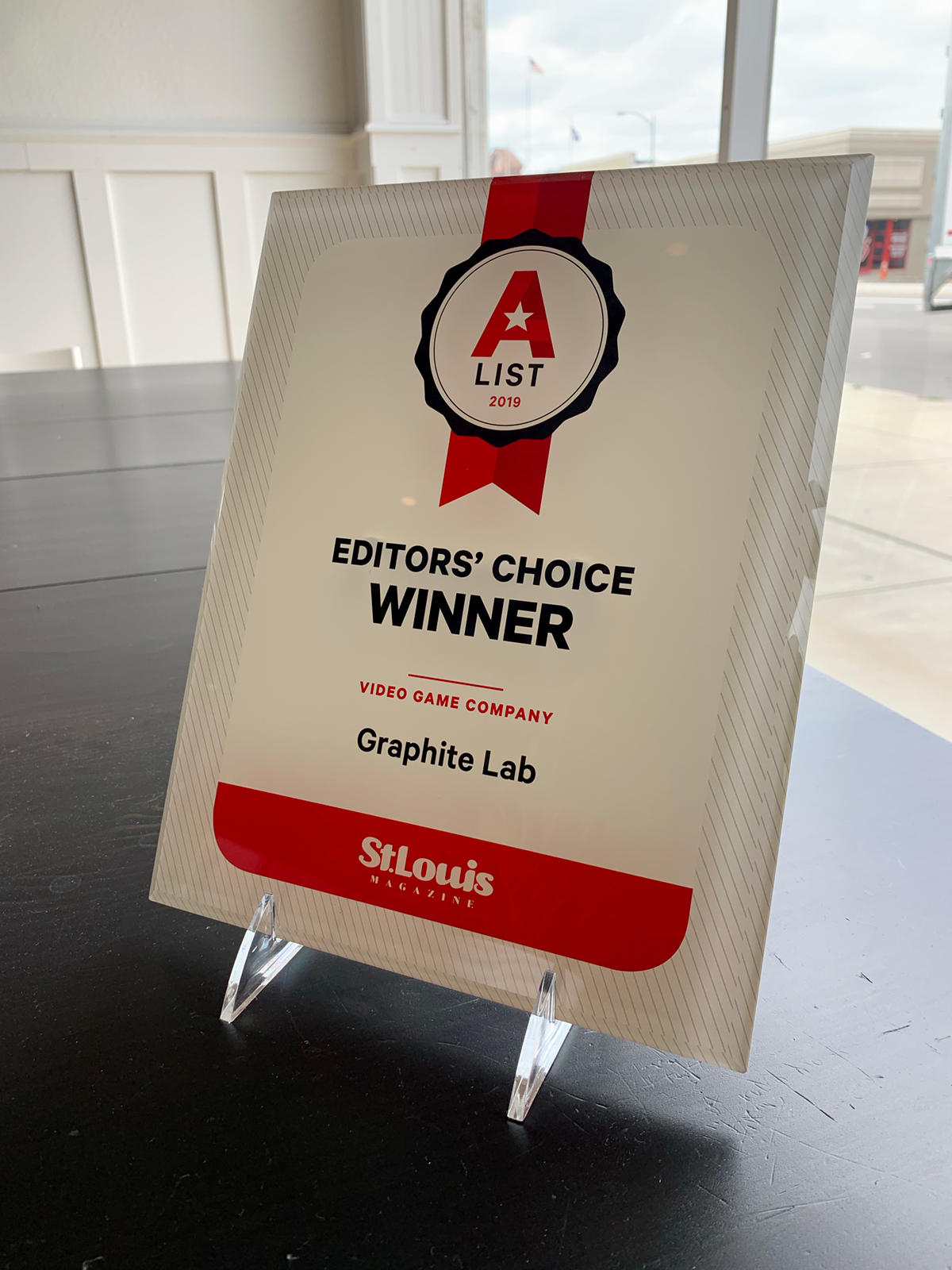 St. Louis Magazine A-List Award - Glass by NewsKeepsake