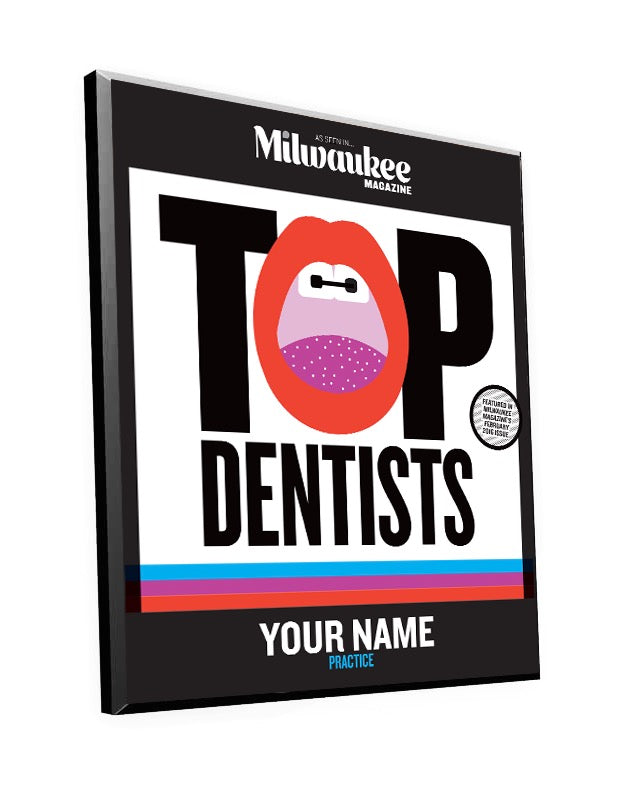 Milwaukee Magazine "Top Dentists" Award Plaque by NewsKeepsake