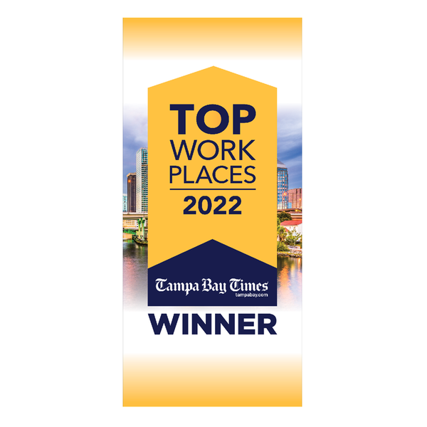 Tampa Bay Times Top Workplaces Award | Pop-Up Banner