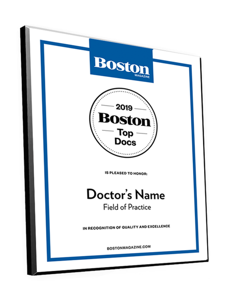 Boston Magazine Top Doctors Plaques by NewsKeepsake