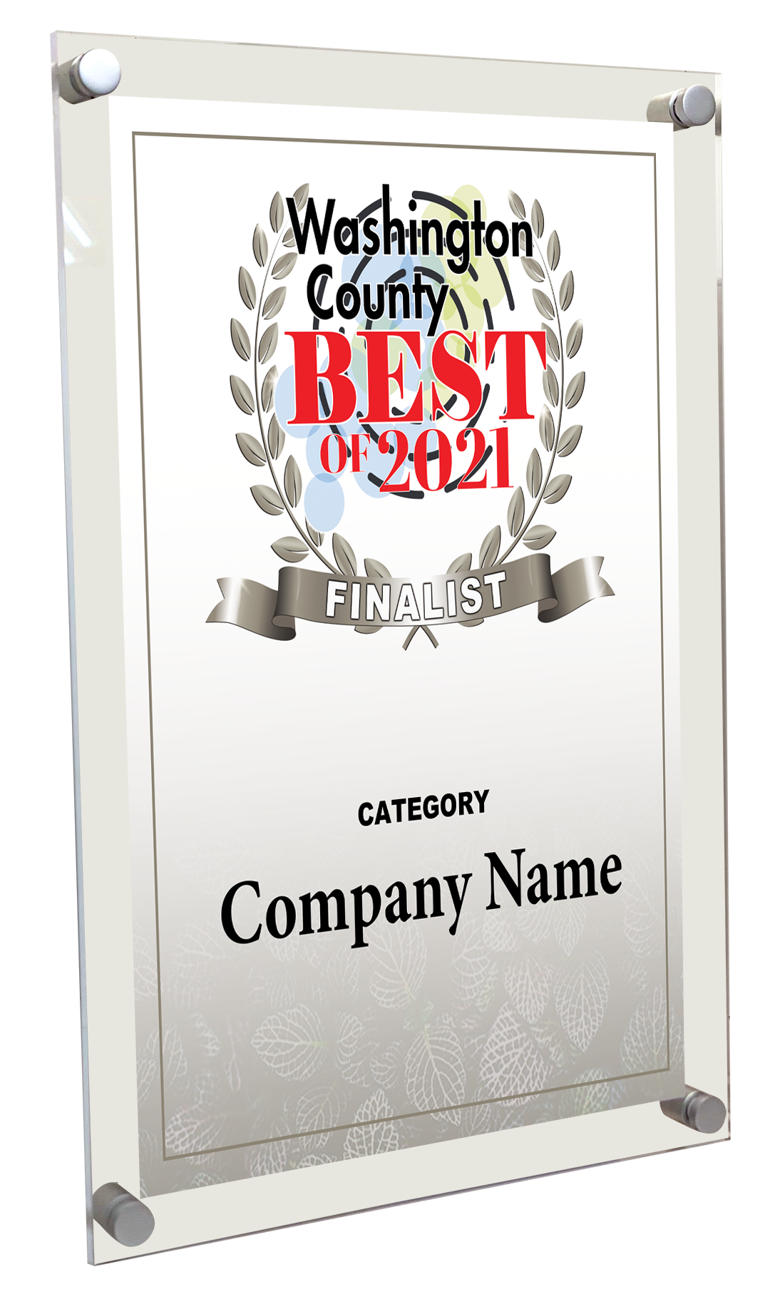 Best of Washington County New York - Acrylic Standoff Plaque