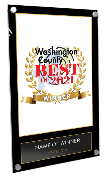 Best of Washington County New York - Acrylic Standoff Plaque
