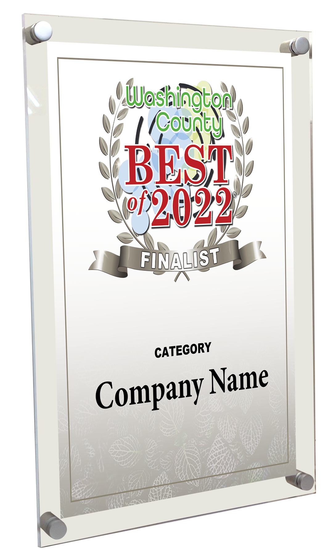 Best of Washington County New York - Acrylic Standoff Plaque