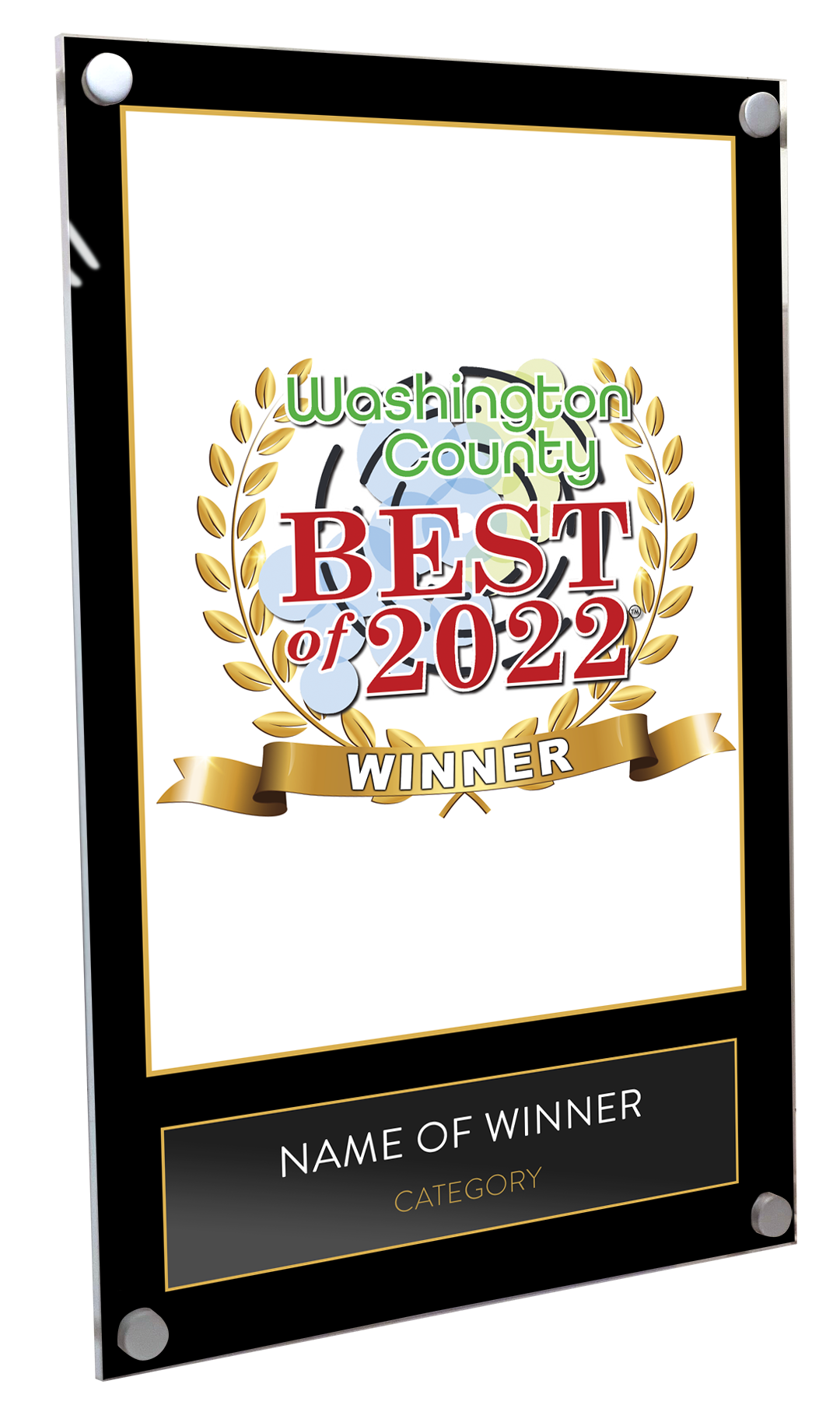 Best of Washington County New York - Acrylic Standoff Plaque