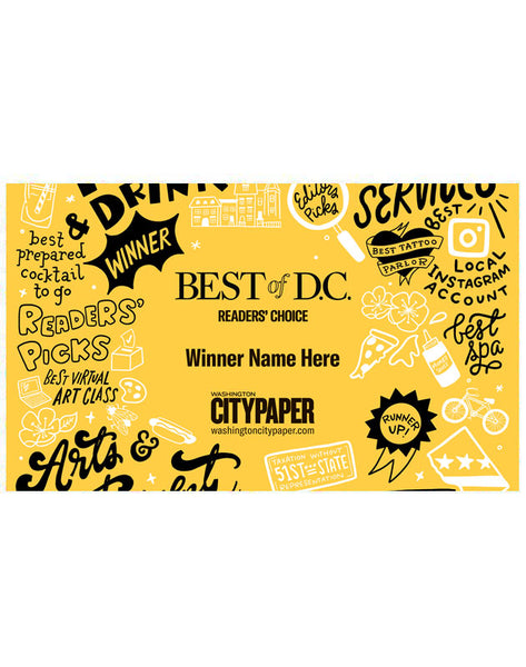 "Best of D.C." Award Banner