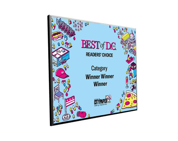 "Best of D.C." Award Plaques by NewsKeepsake