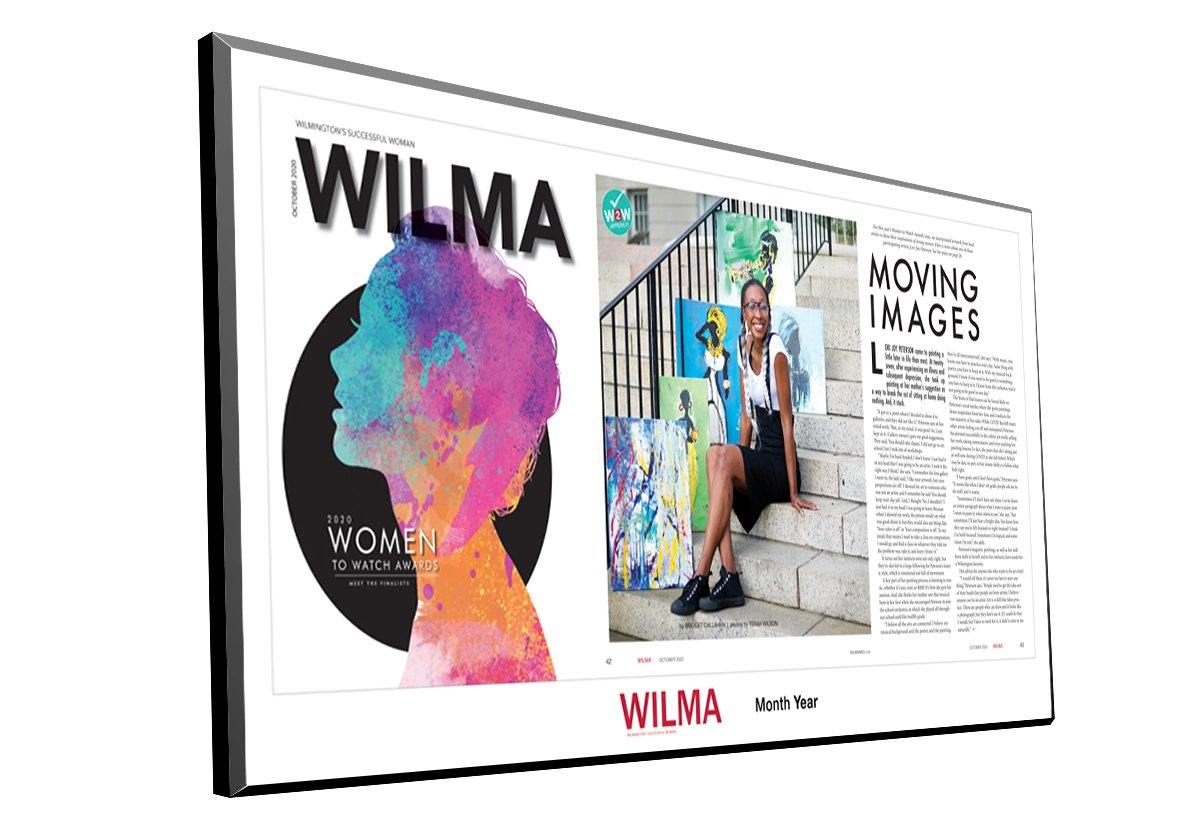 WILMA Multi-Page Cover and Article Plaques by NewsKeepsake