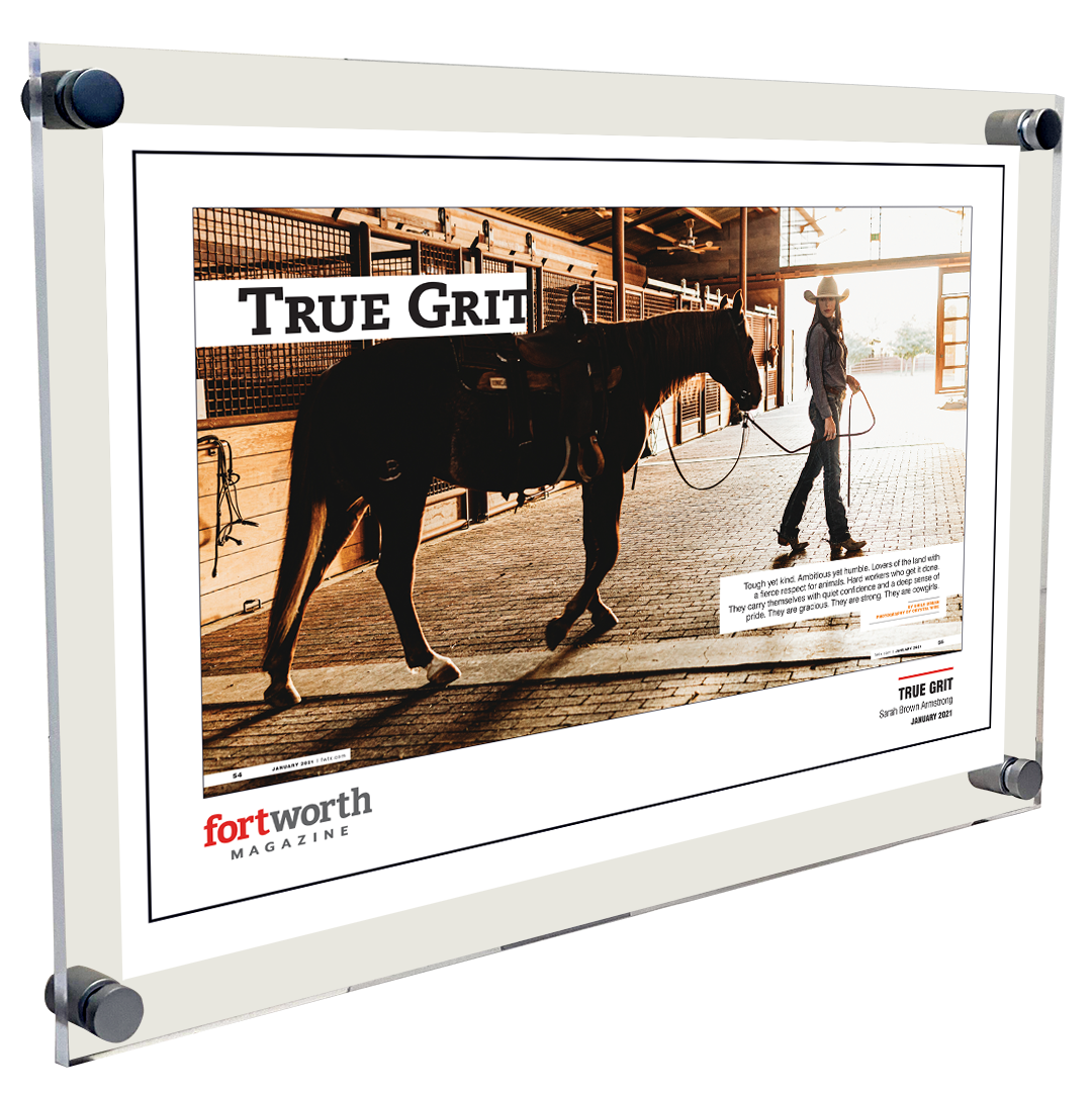 Fort Worth Magazine Acrylic Plaque - Covers & Articles