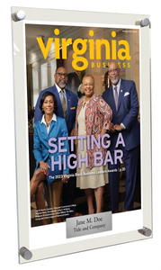 Virginia Business Black Business Leaders Cover Award - Acrylic Standoff