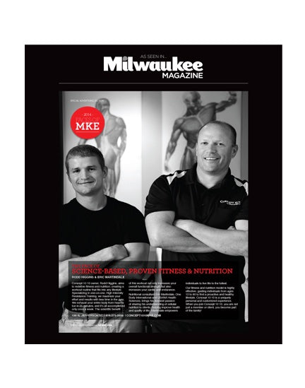 Milwaukee Magazine Advertisement Window Cling by NewsKeepsake