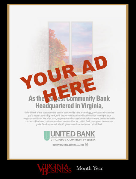 Virginia Business Advertiser Plaque by NewsKeepsake