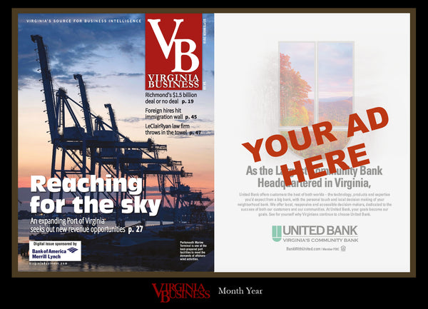 Virginia Business Advertiser Plaque by NewsKeepsake