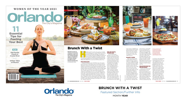 Orlando Magazine Article & Cover Spread Plaque - Acrylic Standoff Plaque