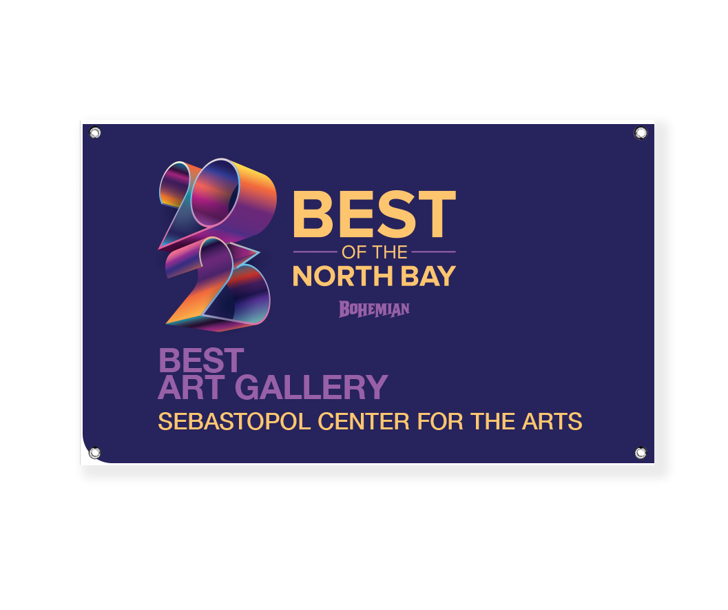 "Bohemian: Best of the North Bay" Award Banner