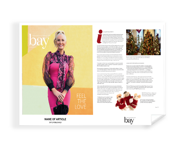 bay Magazine Article - Frameable Archival Print