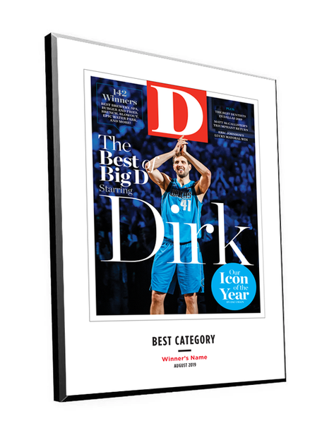 D Magazine "Best Of" Cover Plaque by NewsKeepsake