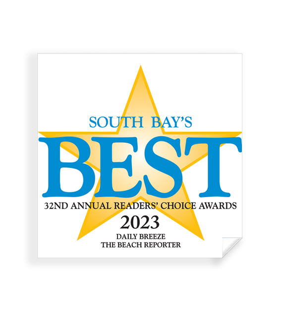 South Bay's Best Of and Readers Choice - Window Cling