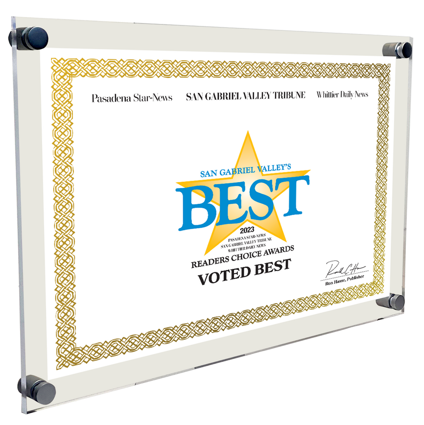 SGVN Best Of and Readers Choice Certificate - 10