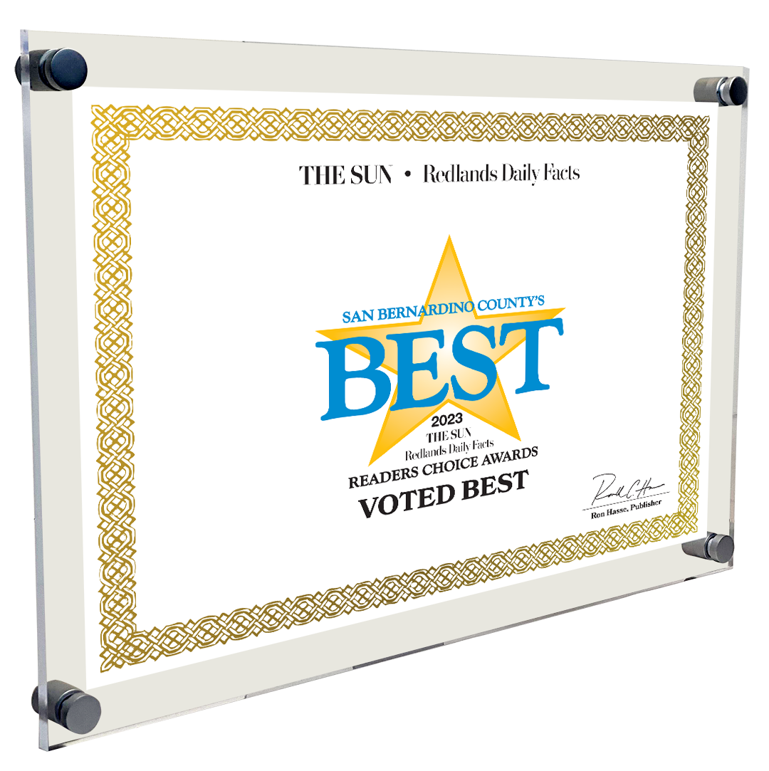 The Sun & Daily Facts Best Of and Readers Choice Certificate - 10