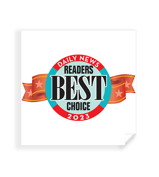 LA Daily News Best Of and Readers Choice - Window Cling