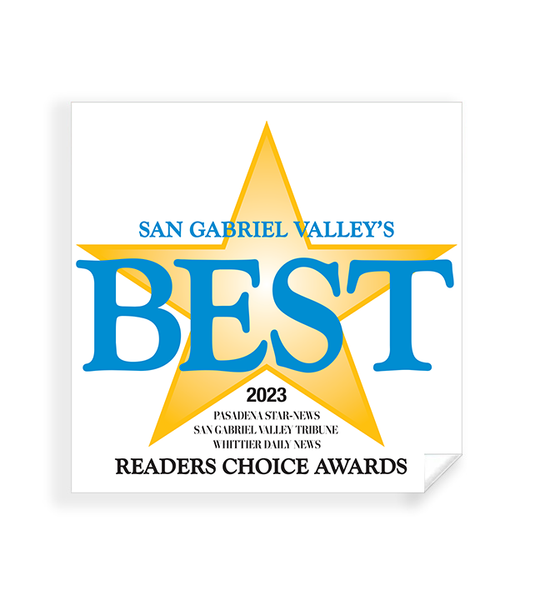 SGVN Best Of Certificate and Readers Choice Awards - Window Cling