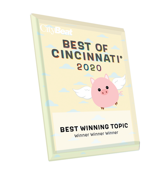 CityBeat "Best of Cincinnati" Award Plaque - Glass by NewsKeepsake
