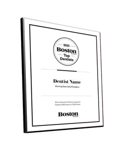 Boston Magazine Top Dentist - Modern Hardi-plaque