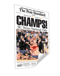 Post-Standard Commemorative Sports Pages - Frameable Archival Print