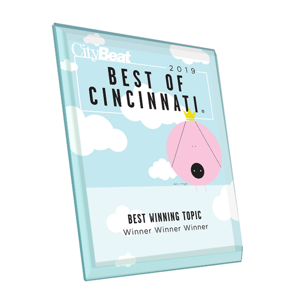 CityBeat "Best of Cincinnati" Award Plaque - Glass by NewsKeepsake