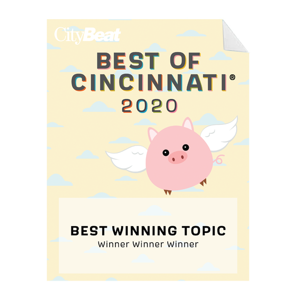 CityBeat "Best of Cincinnati" Award Window Decals by NewsKeepsake