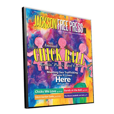 Jackson Free Press Cover Plaque by NewsKeepsake