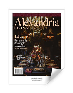 Alexandria Living Magazine Cover Reprint by NewsKeepsake