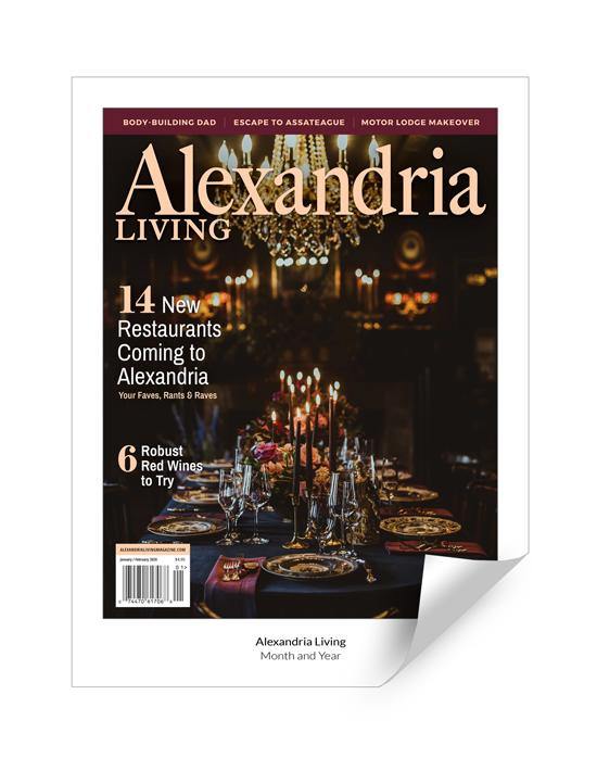 Alexandria Living Magazine Cover Reprint by NewsKeepsake