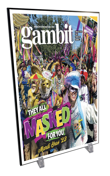 Gambit New Orleans Cover Plaque