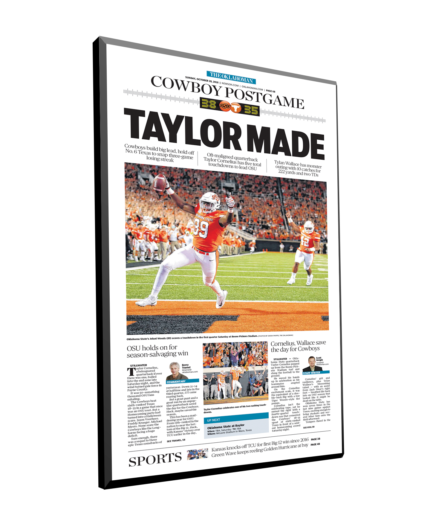 The Oklahoman Sports Covers by NewsKeepsake