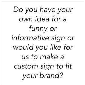 Submit Your Own Idea for a Custom Bathroom Sign by NewsKeepsake