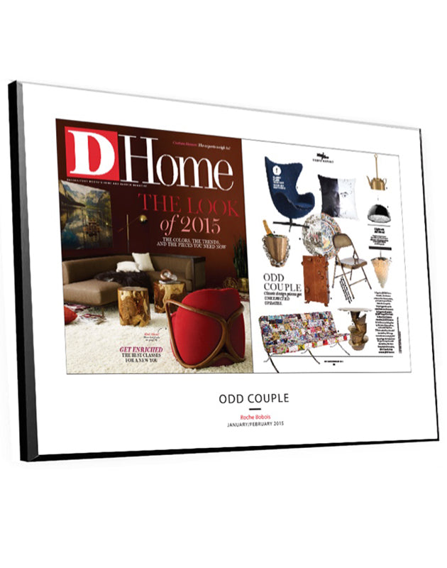 D Home Article & Cover Spread Plaque by NewsKeepsake