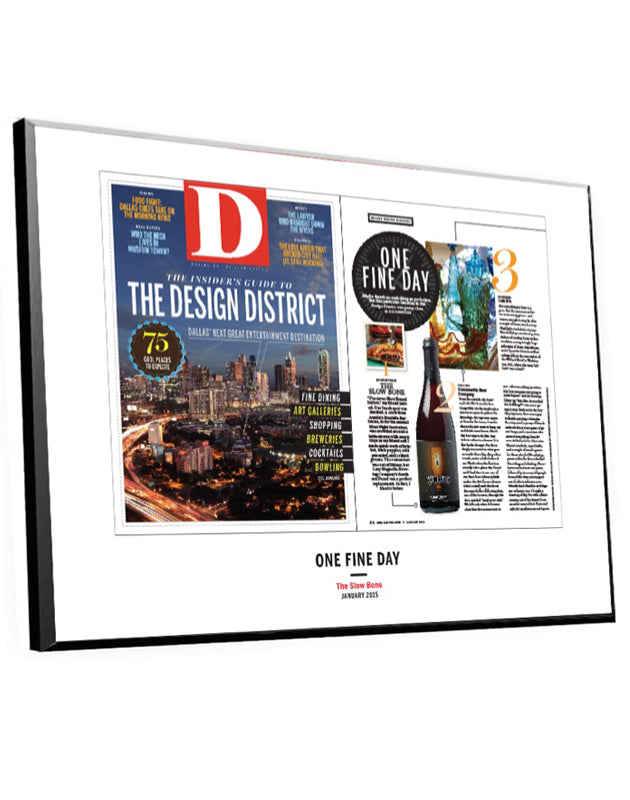D Magazine Article & Cover Spread Plaques by NewsKeepsake