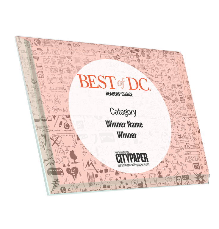Best of D.C. Award - Glass