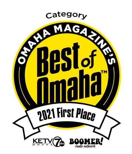 Best of Omaha Award - Large Window Decals by NewsKeepsake