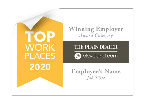 Top Workplace Award | Window Decal by NewsKeepsake