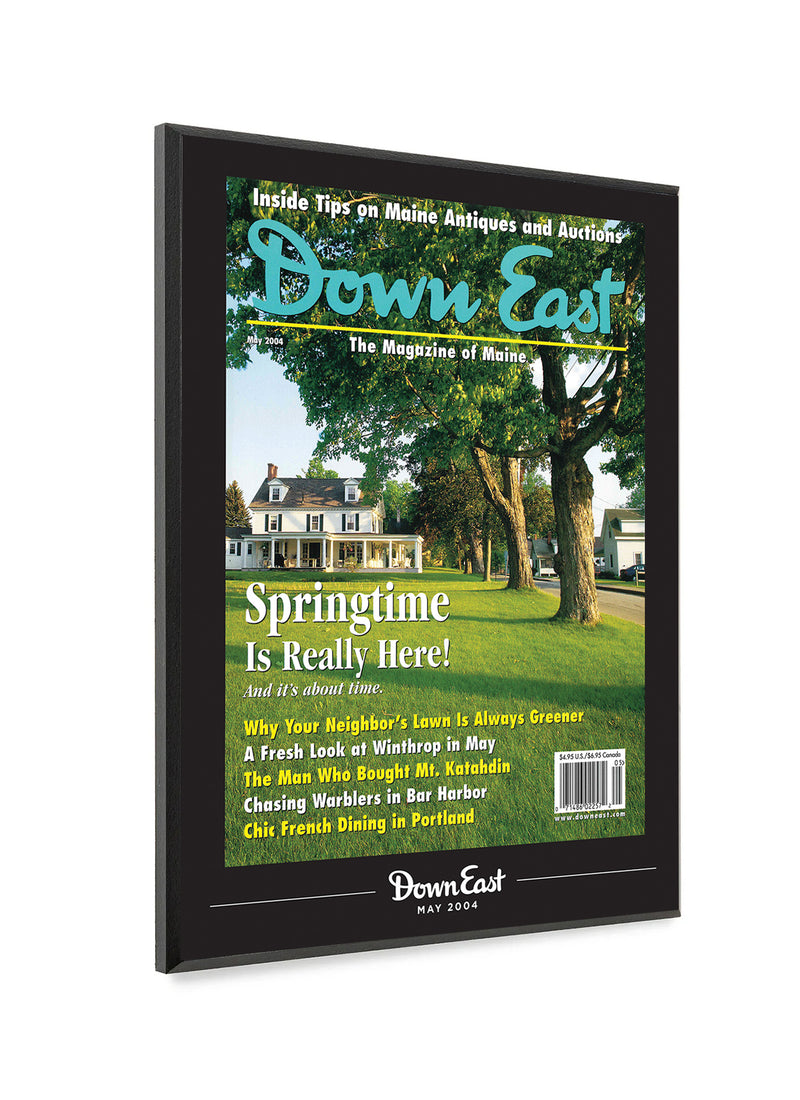 Down East Magazine Cover Plaque