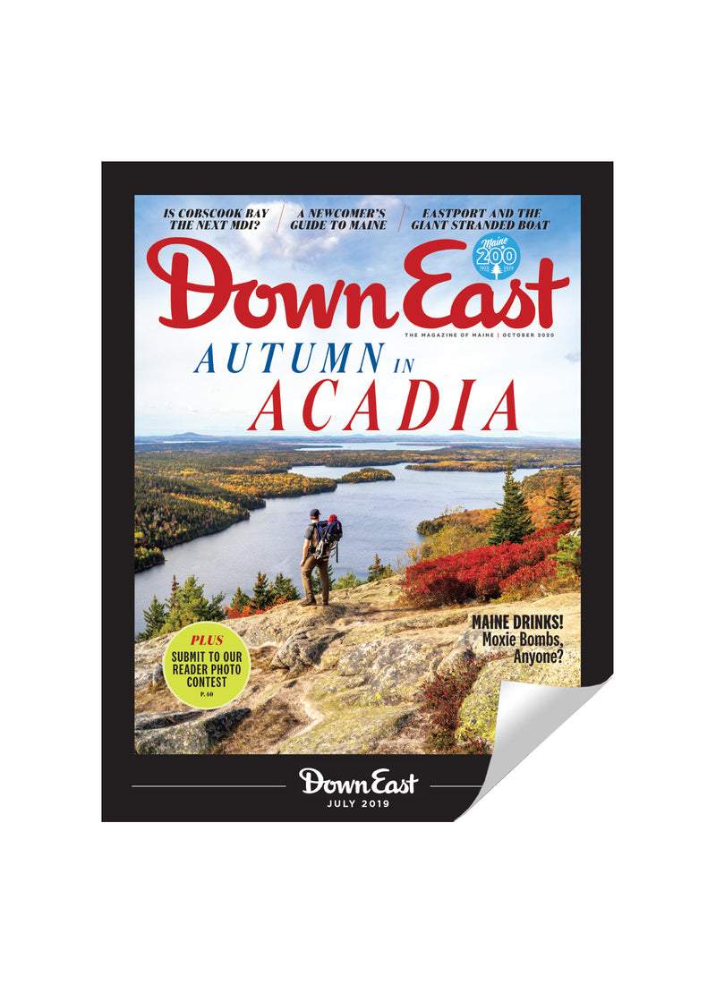 Down East Magazine Cover Reprint