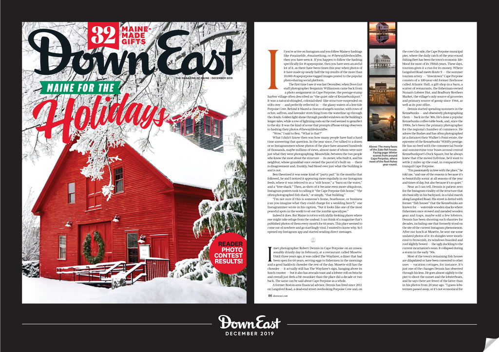 Down East Magazine Article Reprint