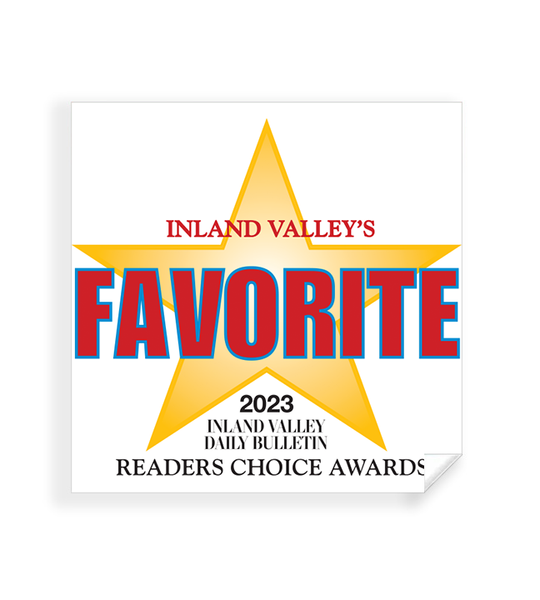 IVDB Best Of Certificate and Readers Choice Awards - Window Cling